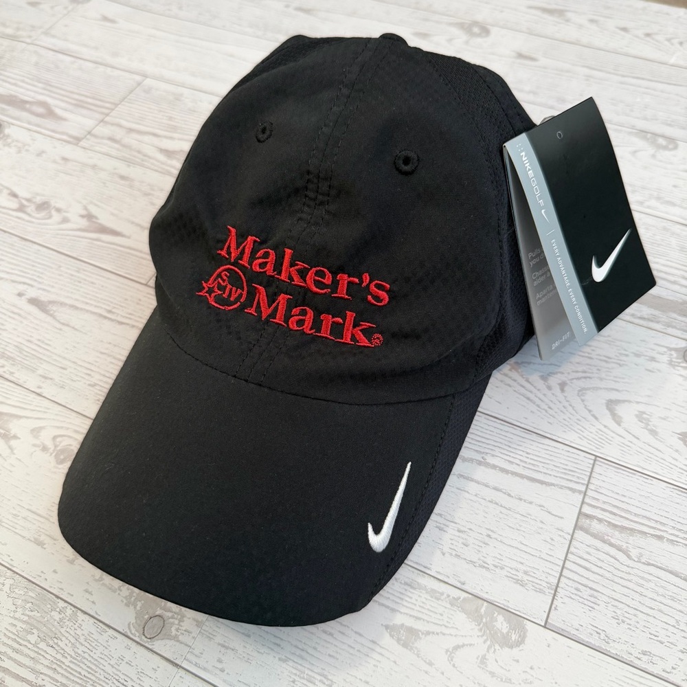 NWT, Nike Golf, Makers Mark Burbon Embroidered Hat